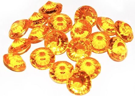 Hrací kamínky - diamanty, barva zlatá - obrázek 7