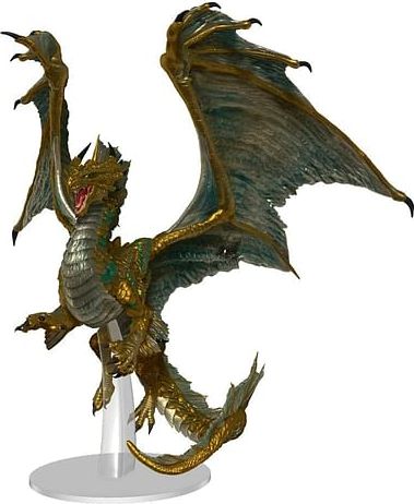D&D Miniatures: Adult Bronze Dragon Premium Figure - obrázek 1