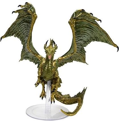 D&D Miniatures: Adult Bronze Dragon Premium Figure - obrázek 2