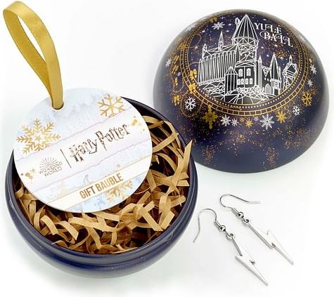 Carat Shop Vánoční koule Harry Potter s náušnicemi Blesk - obrázek 1