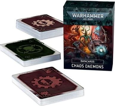 Warhammer 40000: Datacards Chaos Daemons 2022 - obrázek 1