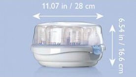 Philips AVENT Odsávačka mateřského mléka elek. SCF395/11 + MW Sterilizator + Krém na bradavky 30 ml - obrázek 19