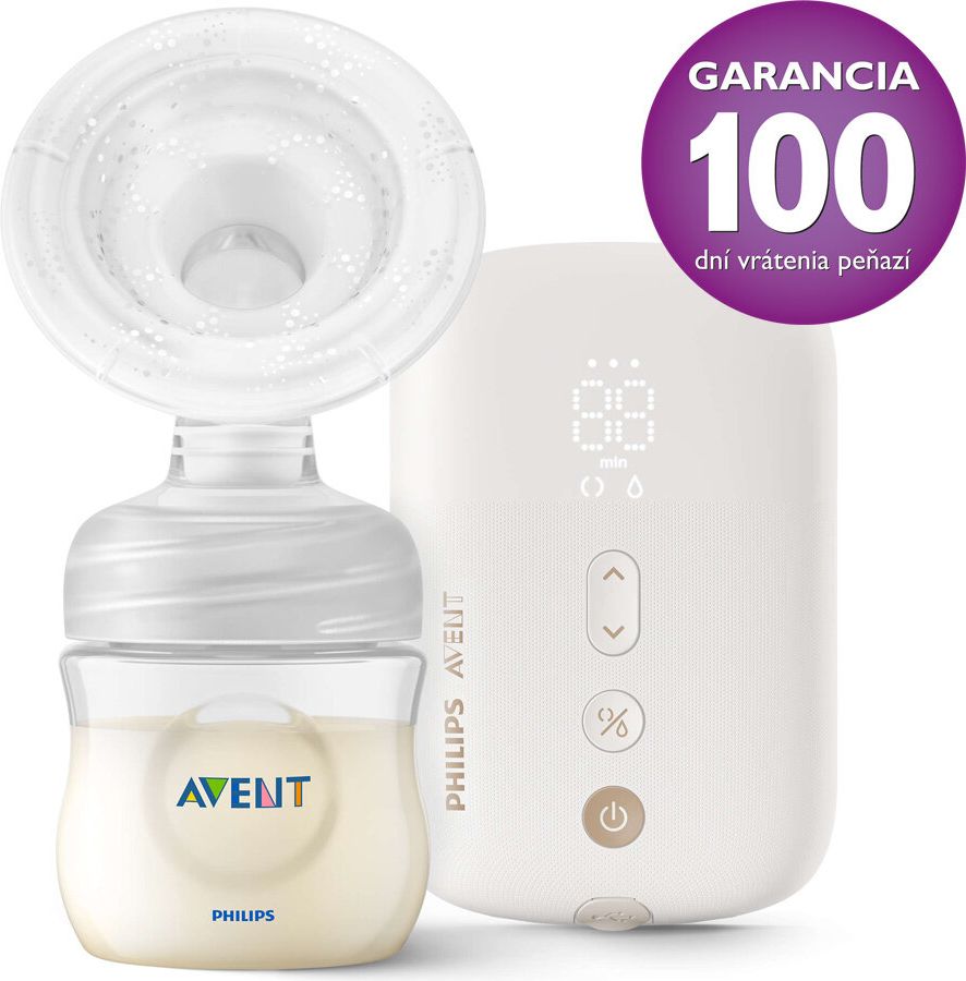 Philips AVENT Odsávačka ml. elektr. Premium SCF396/11 + MW Sterilizátor + Krém na bradavky 30 ml - obrázek 3