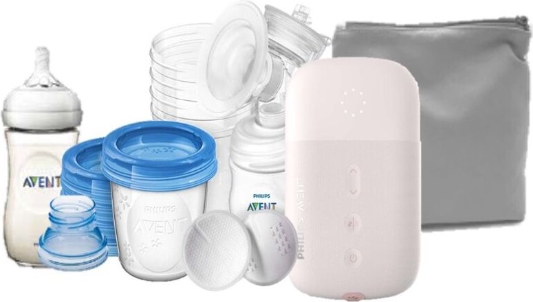 Philips AVENT Odsávačka mateřského mléka elektronická Single sada SCD395/21+Krém na bradavky 30 ml - obrázek 5
