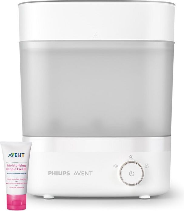 Philips AVENT Sterilizátor parní elektrický Premium SCF293/00 + Krém na bradavky 30 ml - obrázek 1