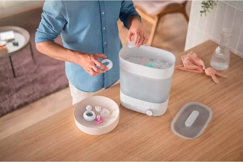 Philips AVENT Sterilizátor parní elektrický Premium SCF293/00 + Krém na bradavky 30 ml - obrázek 13