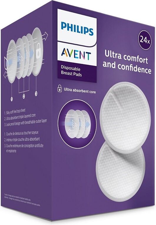 Philips AVENT Krém na bradavky 30 ml + Prsní vložky jednorázové 24 ks - obrázek 7