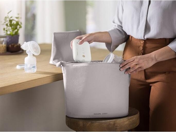 Philips AVENT Odsávačka mateřského mléka elektronická Premium DUO SCF398/11+Krém na bradavky 30 ml - obrázek 7