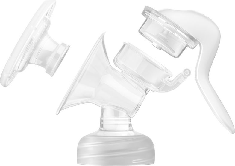 Philips AVENT Odsávačka mateřského mléka manuální + VIA 180 ml 5 ks + Krém na bradavky 30 ml - obrázek 3
