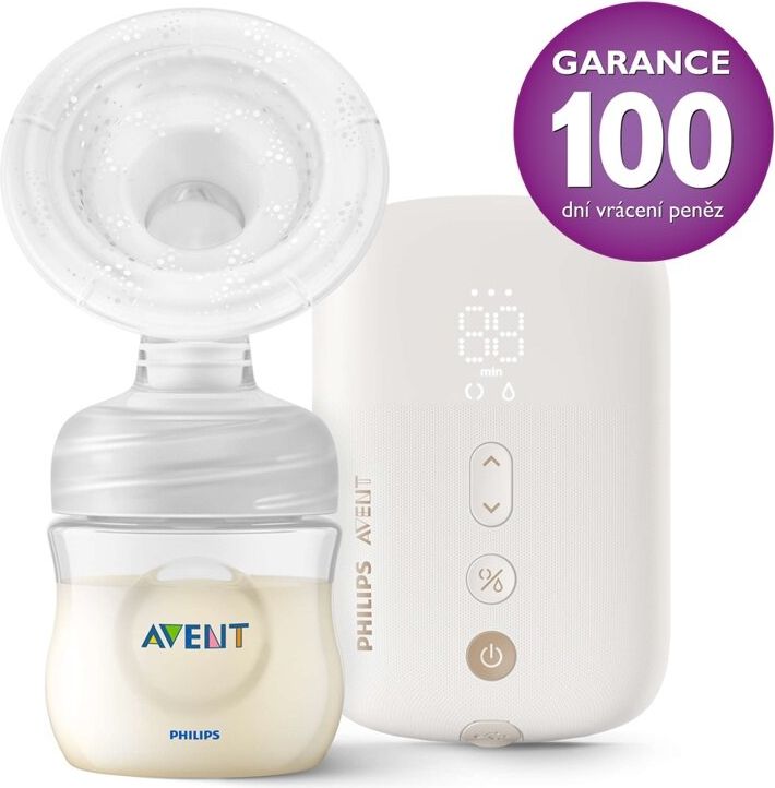 Philips AVENT Odsávačka mateřského mléka elektr. Premium dobíjecí SCF396/11+Krém na bradavky 30 ml - obrázek 2