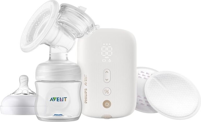 Philips AVENT Odsávačka mateřského mléka elektr. Premium dobíjecí SCF396/11+Krém na bradavky 30 ml - obrázek 4