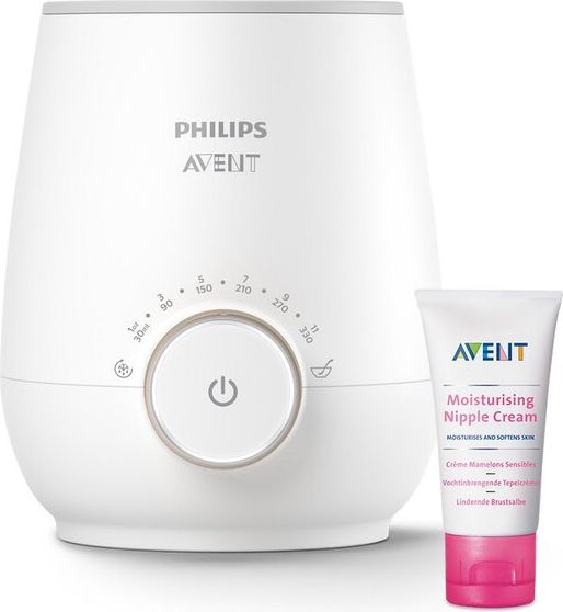 Philips AVENT Ohřívač lahví a dětské stravy Premium SCF358/00 + Krém na bradavky 30 ml - obrázek 1