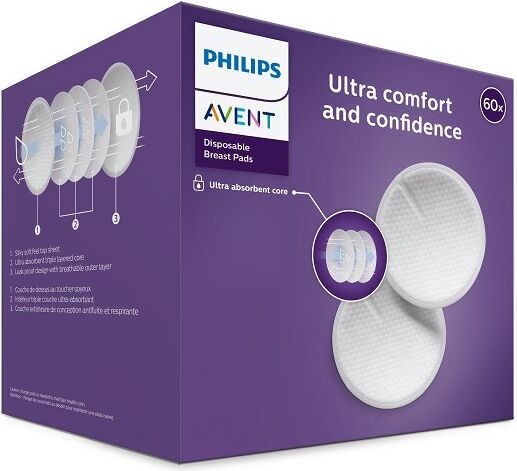 Philips AVENT Krém na bradavky 30 ml + Prsní vložky jednorázové 60 ks - obrázek 7
