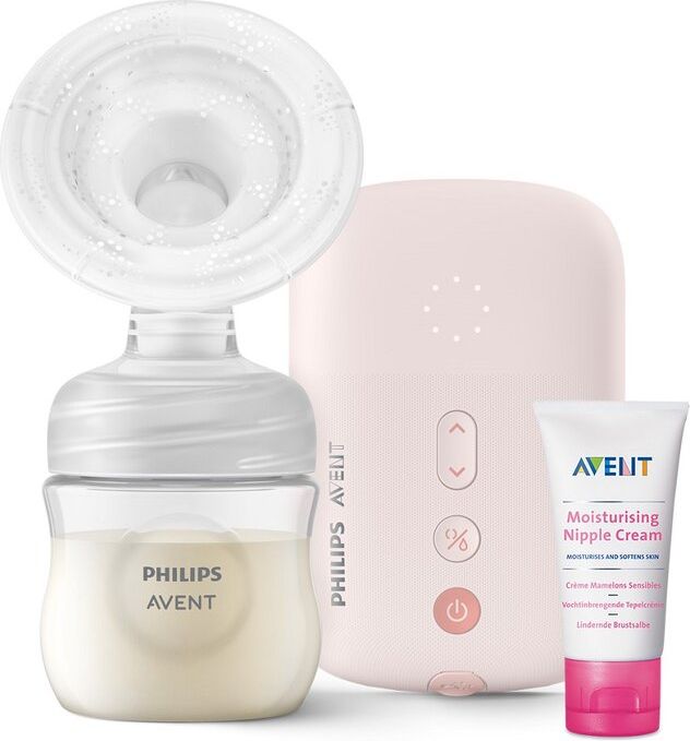 Philips AVENT Odsávačka mat. ml. elektronická Single SCF395/11 + Krém na bradavky 30 ml - obrázek 1