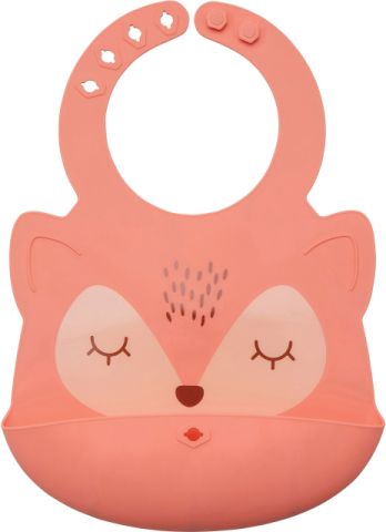 Tiny Twinkle Silikonový bryndák - Coral Fox - obrázek 1