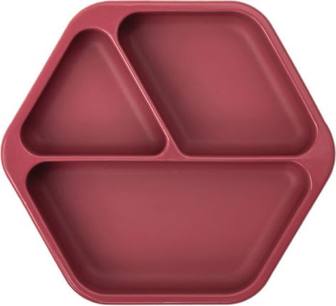 Tiny Twinkle Silikonový talířek - Burgundy - obrázek 1