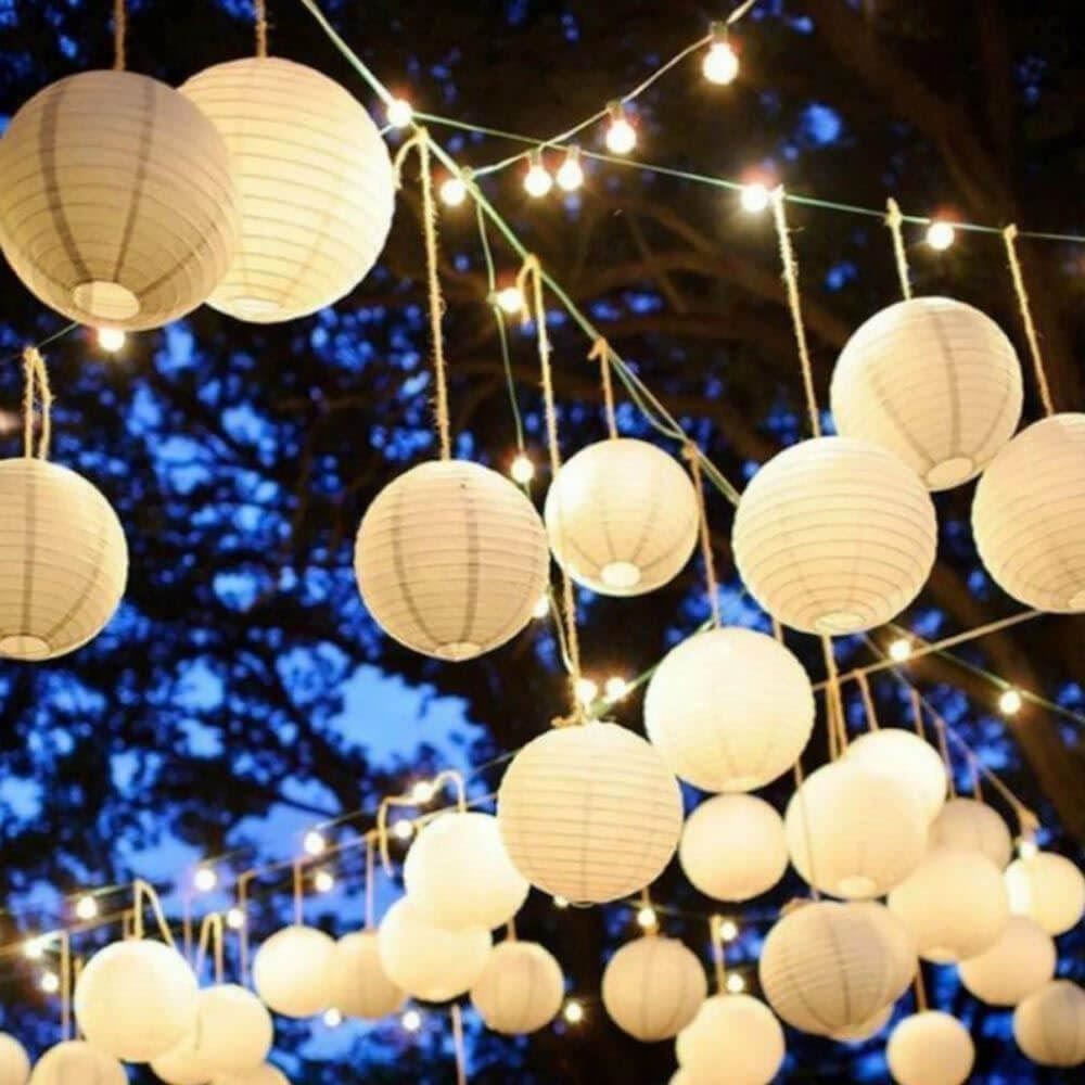 Papírový lampion 25 cm - obrázek 4