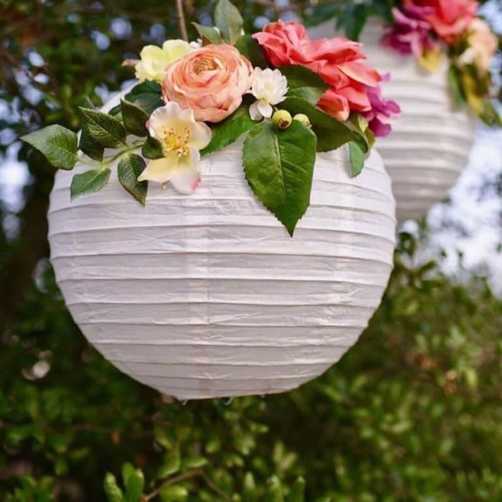 Papírový lampion 25 cm - obrázek 5
