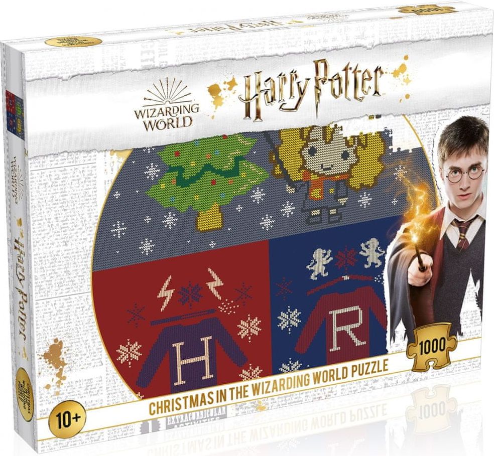 Winning Moves Puzzle Harry Potter: Vánoční svetry 1000 dílků - obrázek 1