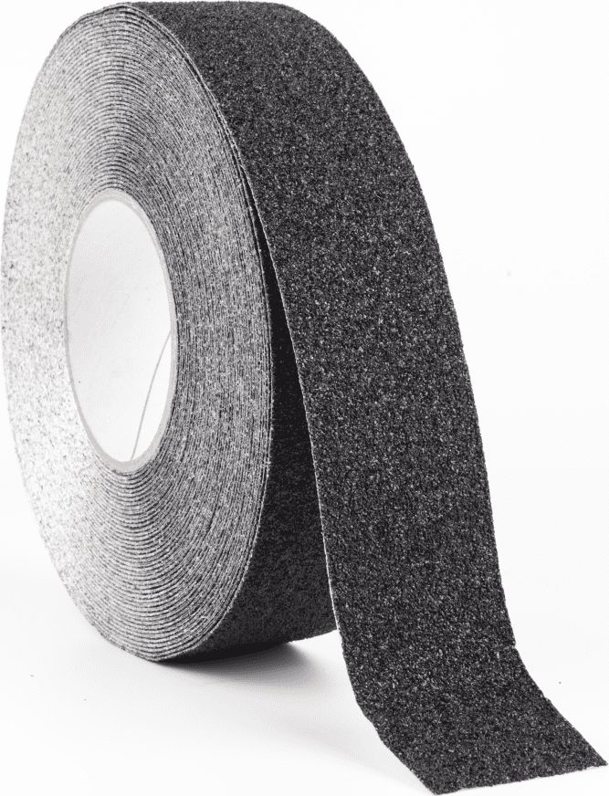 Heskins Vysoce abrazivní protiskluzová páska PERMAFIX ALU - kotouč černá, 50 mm x 18 m - 50 mm x 18 m - Kód: 04267 - obrázek 1