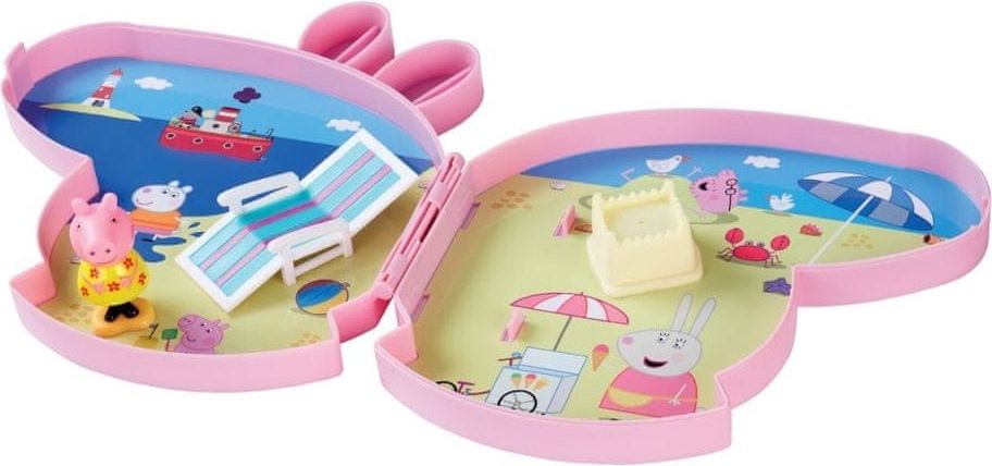 TM Toys Peppa Pig - Pick up & play hrací set se zvuky - na pláži - obrázek 1