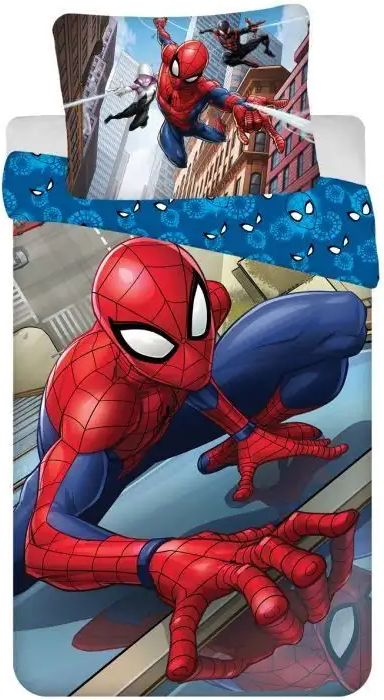 Jerry Fabrics Povlečení Spiderman 05 micro Polyester, mikrovlákno, 140/200, 70/90 cm - obrázek 1