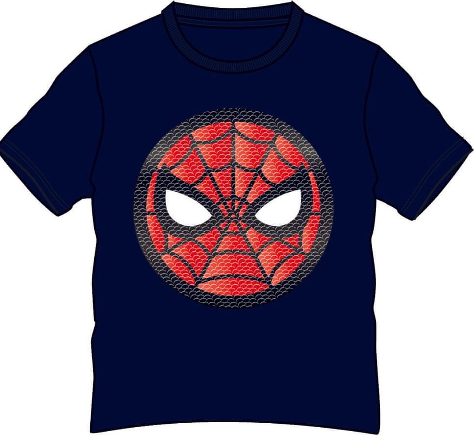 Disney by Arnetta chlapecké tričko Spiderman 140 modrá - obrázek 1
