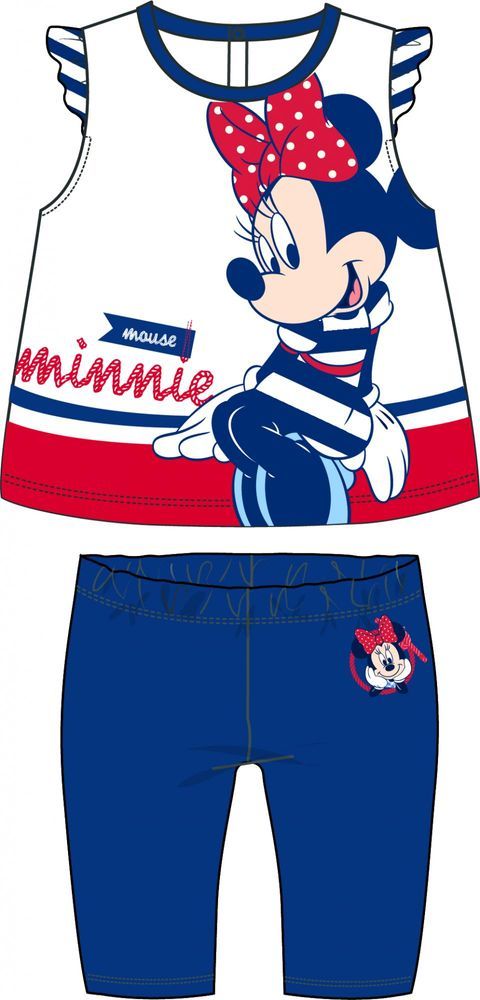 Disney by Arnetta dívčí letní set Minnie 92 bílá - obrázek 1