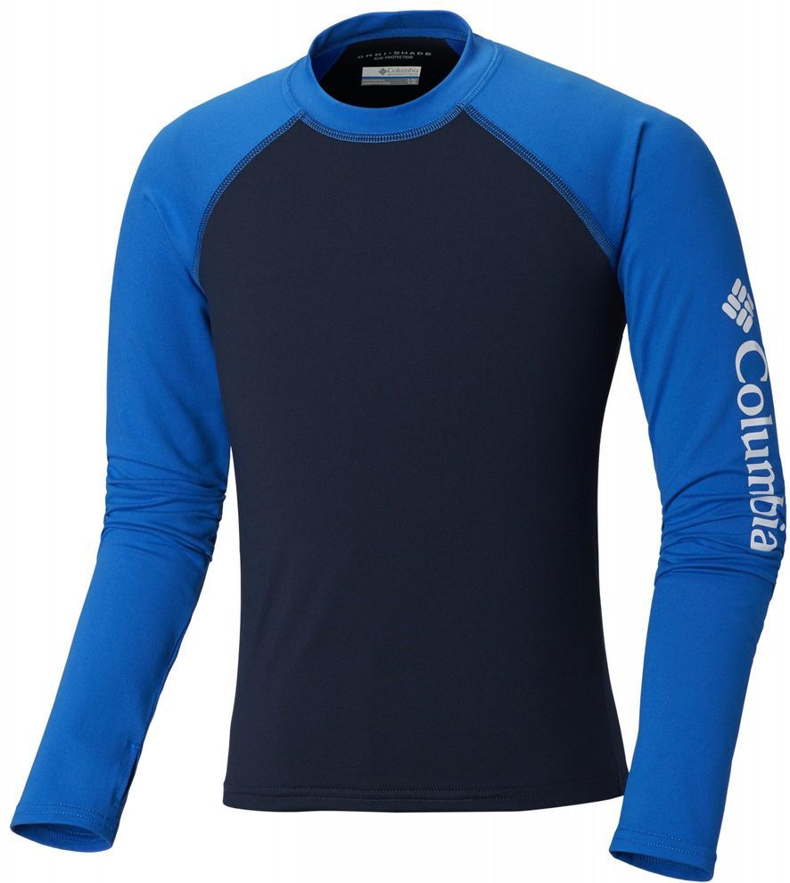 Columbia chlapecké plavecké triko Sandy Shores LS Sunguar 140 modrá - obrázek 1