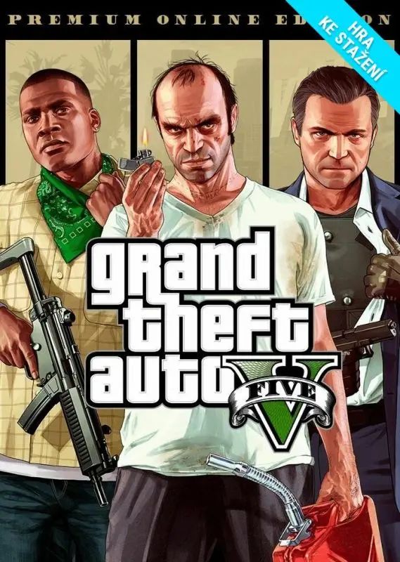 Grand Theft Auto V (GTA 5): Premium Online Edition Social Club PC - Digital - obrázek 1