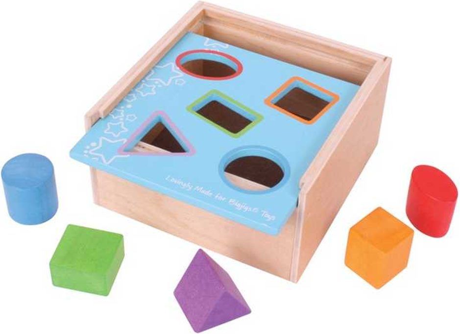 Bigjigs Toys Vkládací krabička s tvary - obrázek 1
