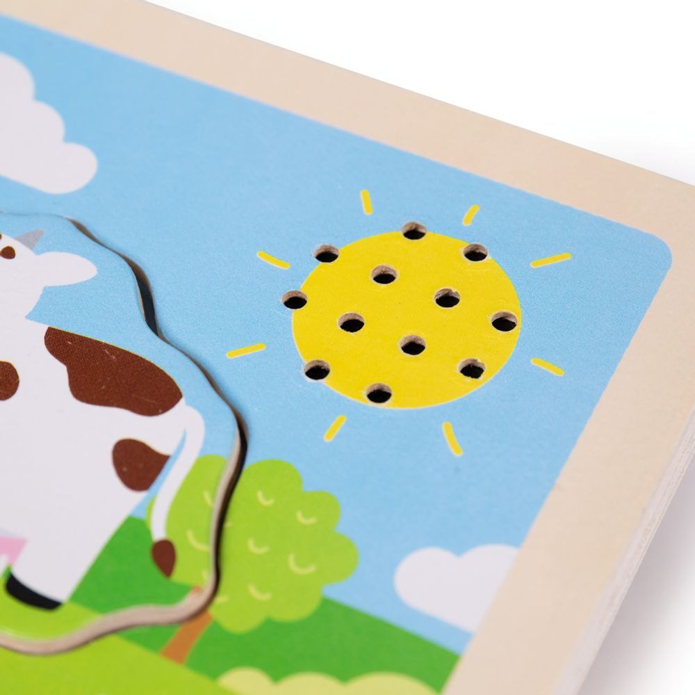 Bigjigs Toys Vkládačka se zvukem Farma - obrázek 5