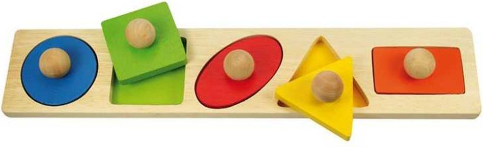 Bigjigs Toys Bigjigs Baby Vkládací puzzle tvary - obrázek 1