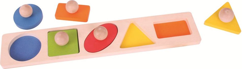 Bigjigs Toys Bigjigs Baby Vkládací puzzle tvary - obrázek 4