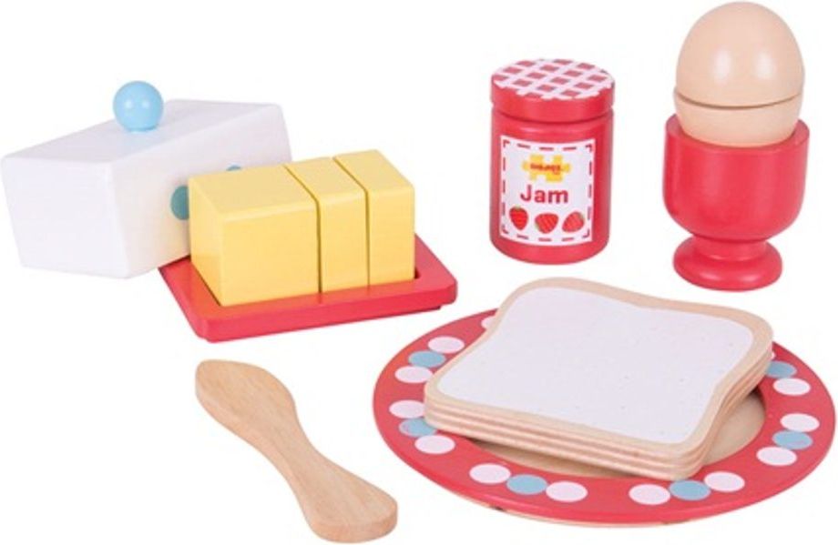 Bigjigs Toys- Dřevěné hračky - Set snídaně - obrázek 2