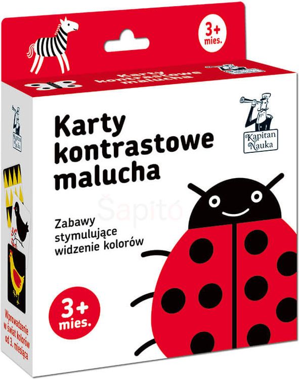 KapitanNauka Novorozenecké karty- Beruška - obrázek 5