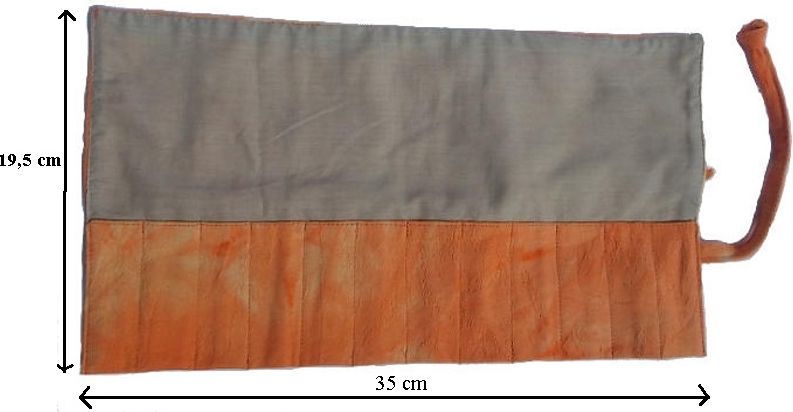 CEDR Penál látkový 35x19,5 cm batikovaný - obrázek 4