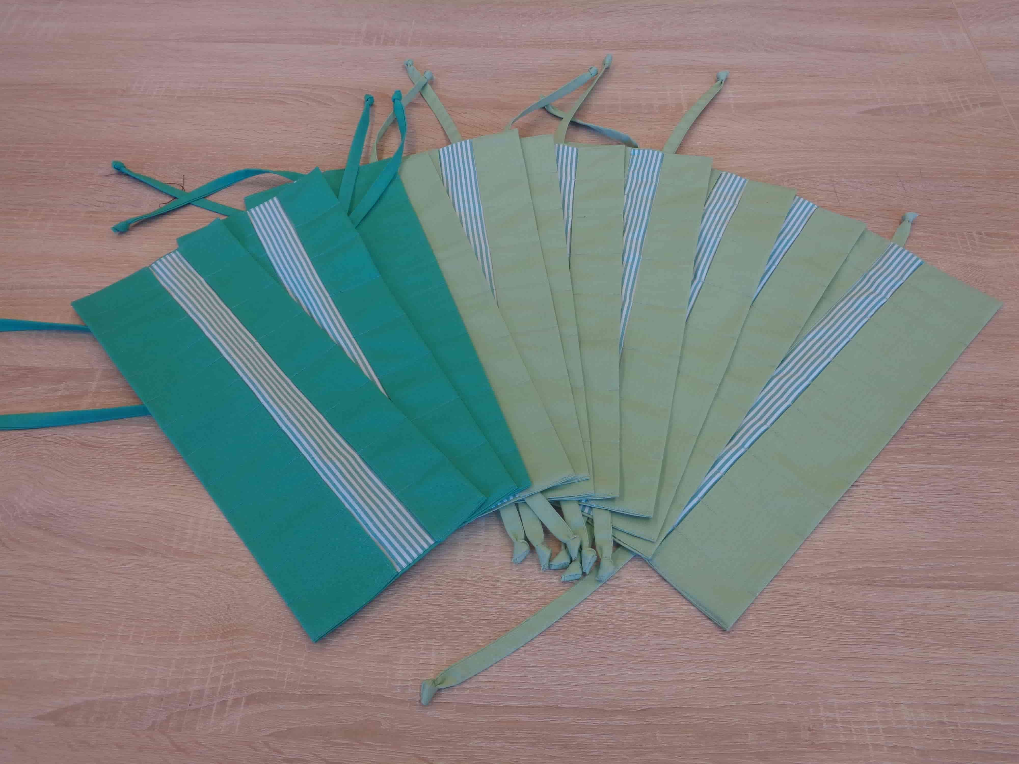 CEDR Penál látkový 40x15,5cm zelený - obrázek 1