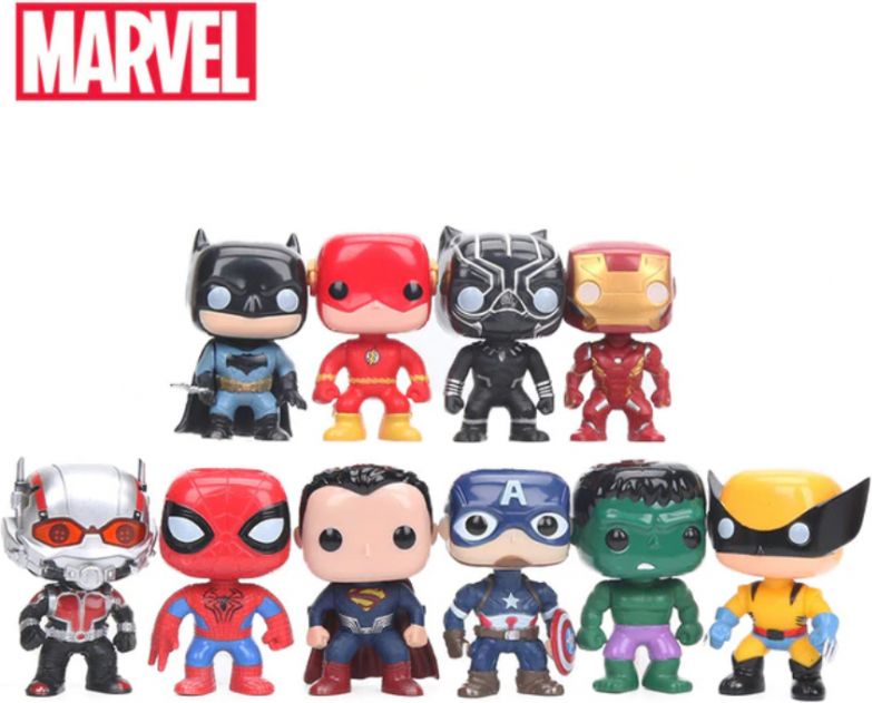Set Figurek Marvel & DC Comics 10 ks - obrázek 1