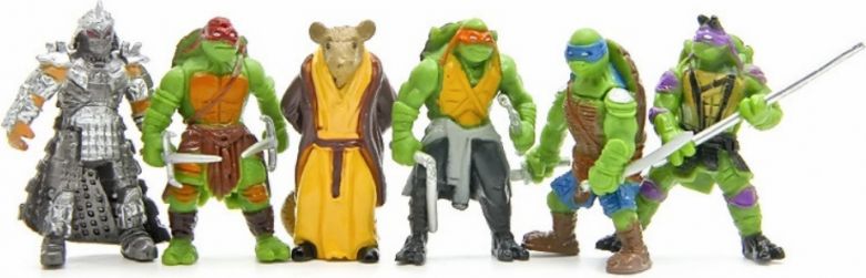 Figurky Želvy Ninja 6 ks II - obrázek 3