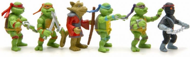 Figurky Želvy Ninja 6 ks - obrázek 3