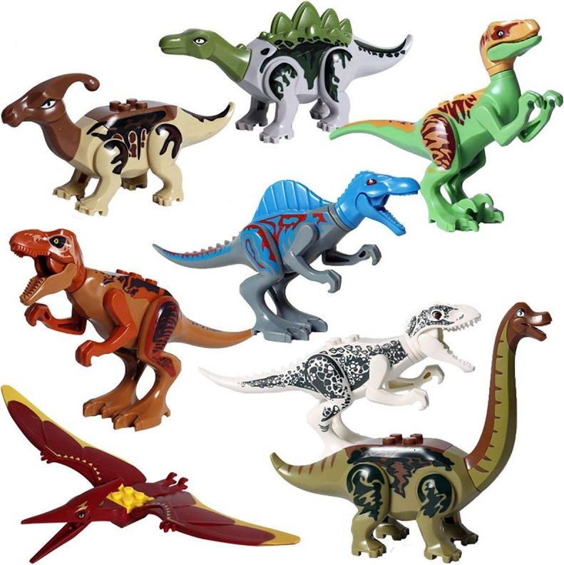 Figurky Jurský Svět Dinosauři 8 ks - obrázek 1