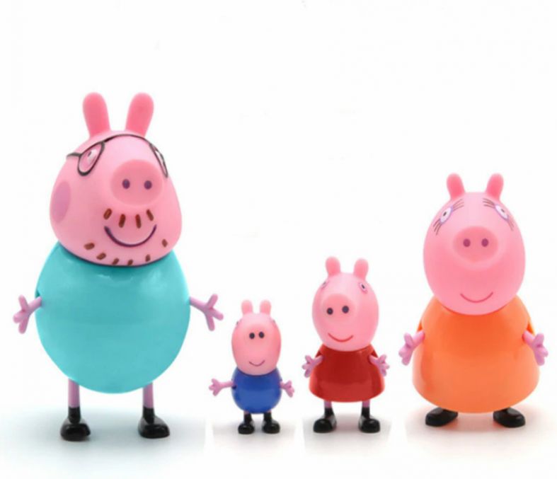 Figurky Prasátko Pepina 4 ks Rodina - obrázek 2