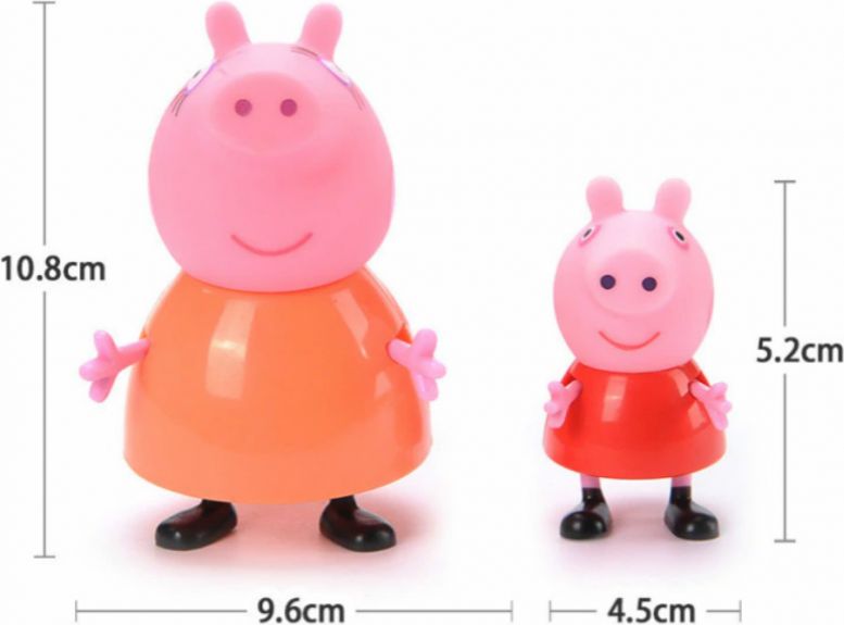 Figurky Prasátko Pepina 4 ks Rodina - obrázek 6