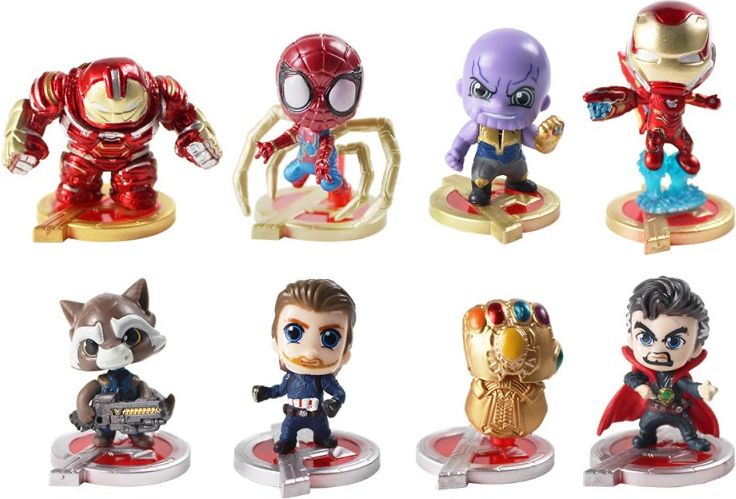 Luxusní FIGURKY MARVEL Avengers 8 KS - obrázek 2