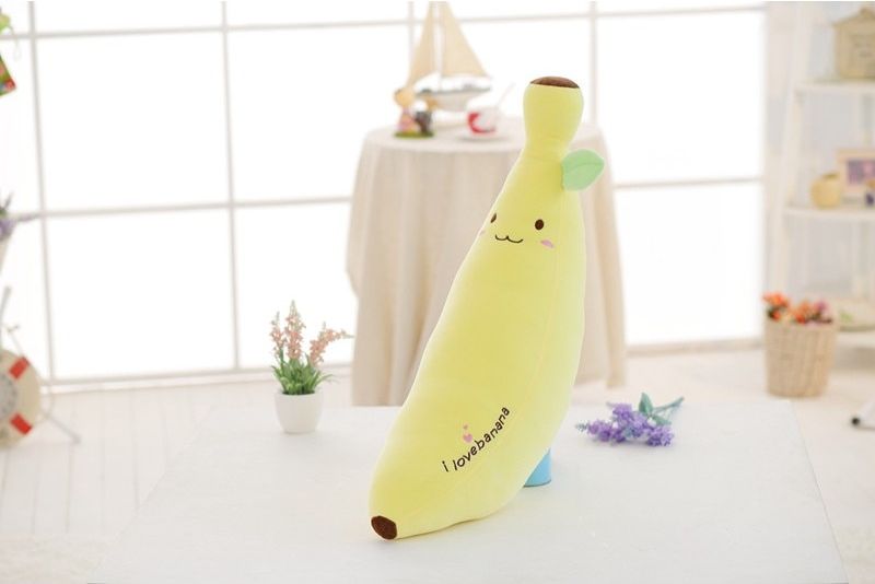 Roztomilý Plyšák Banán 60 cm 35 cm - obrázek 1
