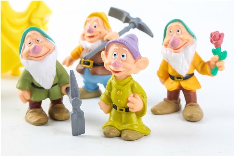 Figurky Sněhurka a sedm trpaslíků 8 ks - obrázek 3