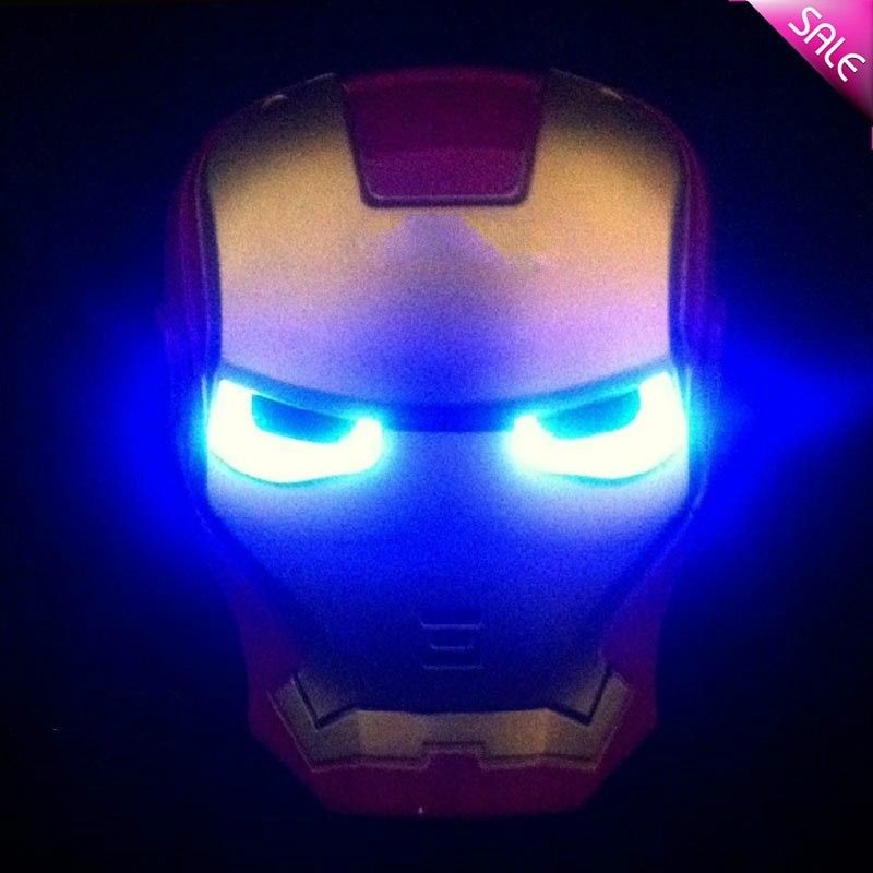 Svítící Maska Iron Man - obrázek 1