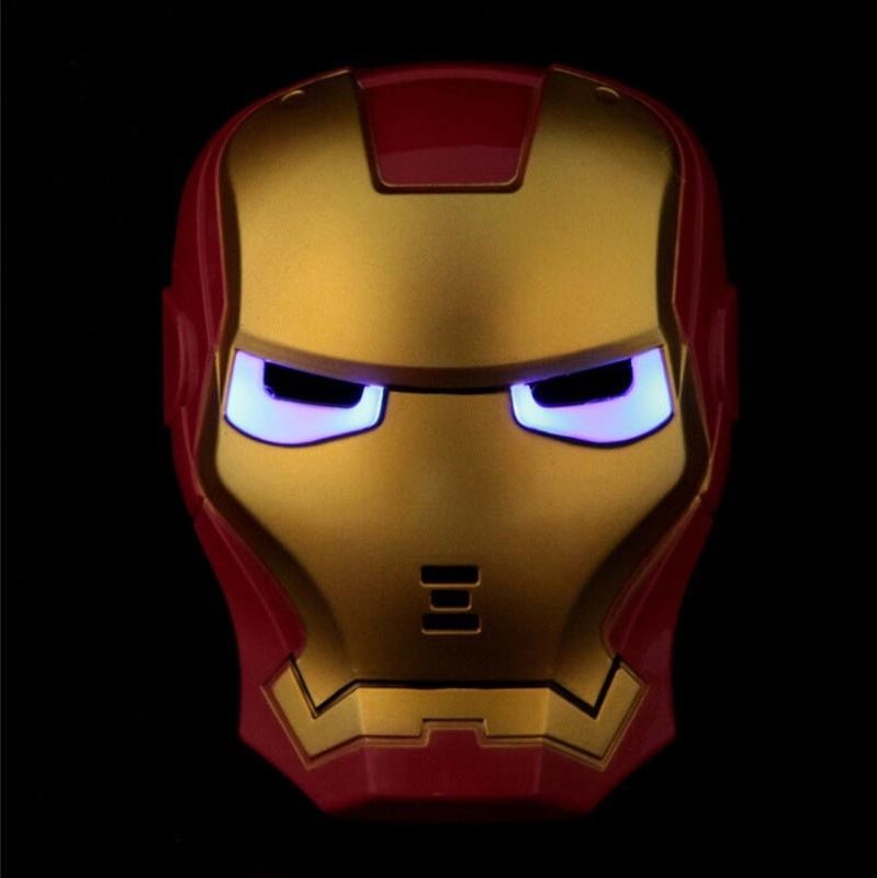 Svítící Maska Iron Man - obrázek 2