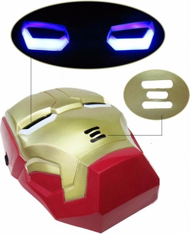 Svítící Maska Iron Man - obrázek 3